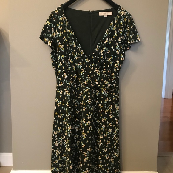 Loft floral wrap dress - Picture 1 of 3